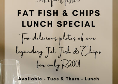 Fat Fish & Chips Lunch Special